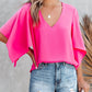 V-Neck Half Sleeve Blouse