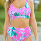 Leaf Print Swim Set