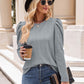 Mandy Round Neck Puff Sleeve Blouse