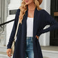 Open Front Long Sleeve Cardigan