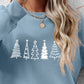 Christmas Tree Graphic Drop Shoulder Sweatshirt