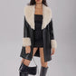 Fuzzy Long Sleeve Longline Coat