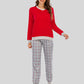 Long Sleeve Top and Polka Dot Pants Set