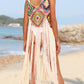 Fringe Spaghetti Strap Cover-Up