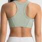 Wide Strap Cropped Sport Tank