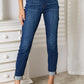 Judy Blue Full Size Skinny Cropped Jeans