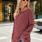 Round Neck Long Sleeve T-Shirt