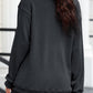 Sequin Round Neck Long Sleeve Sweatshirt