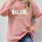 Graphic Round Neck Dropped Shoulder Sweatshirt