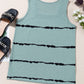 Striped Square Neck Tank