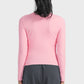 Round Neck Long Sleeve Sports Top