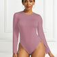 Round Neck Long Sleeve Bodysuit