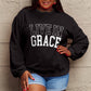 Simply Love Full Size LIVE IN GRACE Graphic Sweatshirt