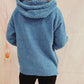 Drawstring Long Sleeve  Hooded Sweater