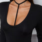 Scoop Neck Long Sleeve Bodysuit