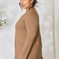 Zenana Full Size Long Sleeve V-Neck Top