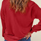 Sequin Santa Patch Round Neck Sweatshirt