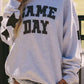 GAME DAY Long Sleeve Round Neck Sweatshirt