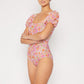 Marina West Swim Floral Puff Sleeve One-Piece