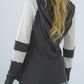 Shiny Waffle-Knit Raglan Sleeve Zipper Front Hoody