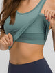 Round Neck Racerback Active Tank Turquoise