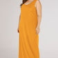 Plus Size Scoop Neck Maxi Tank Dress