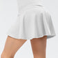 High Waist Wide Waistband Active Skirt