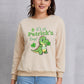 IT'S ST. PATRICK'S DAY Graphic Round Neck Sweatshirt