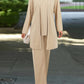 V-Neck Tank, Long Sleeve Cover-Up and Pants Three Piece Set