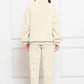 Half Zip Long Sleeve Sweatshirt and Pants Set