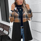 Plaid Zip Up Long Sleeve Hooded Outerwear