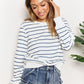 Double Take Striped Long Sleeve Round Neck Top