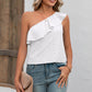 Eyelet One-Shoulder Tank