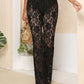 Lace High Waist Swim Pants