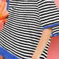 Striped Round Neck Half Sleeve T-Shirt