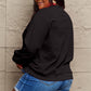 Simply Love Full Size 2024 Round Neck Dropped Shoulder Sweatshirt