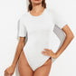 Round Neck Short Sleeve Bodysuit