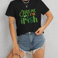 KISS ME I'M IRISH Round Neck T-Shirt