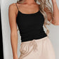 Ribbed Scoop Neck Cami