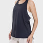 Round Neck Wide Strap Active Tank