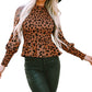 Leopard Smocked Peplum Top