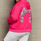 Simply Love Full Size Angel Wings Graphic Hoodie