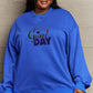 Simply Love Full Size Drop Shoulder Graphic Sweatshirt