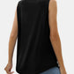 Ruched Square Neck Tank