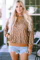 Leopard Long Sleeve Hoodie Leopard