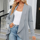 Open Front Long Sleeve Cardigan