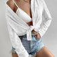 Heart Collared Neck Button Down Shirt