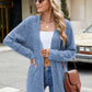 Open Front Long Sleeve Cardigan