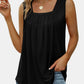 Ruched Square Neck Tank