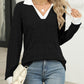 Johnny Collar Long Sleeve T-Shirt